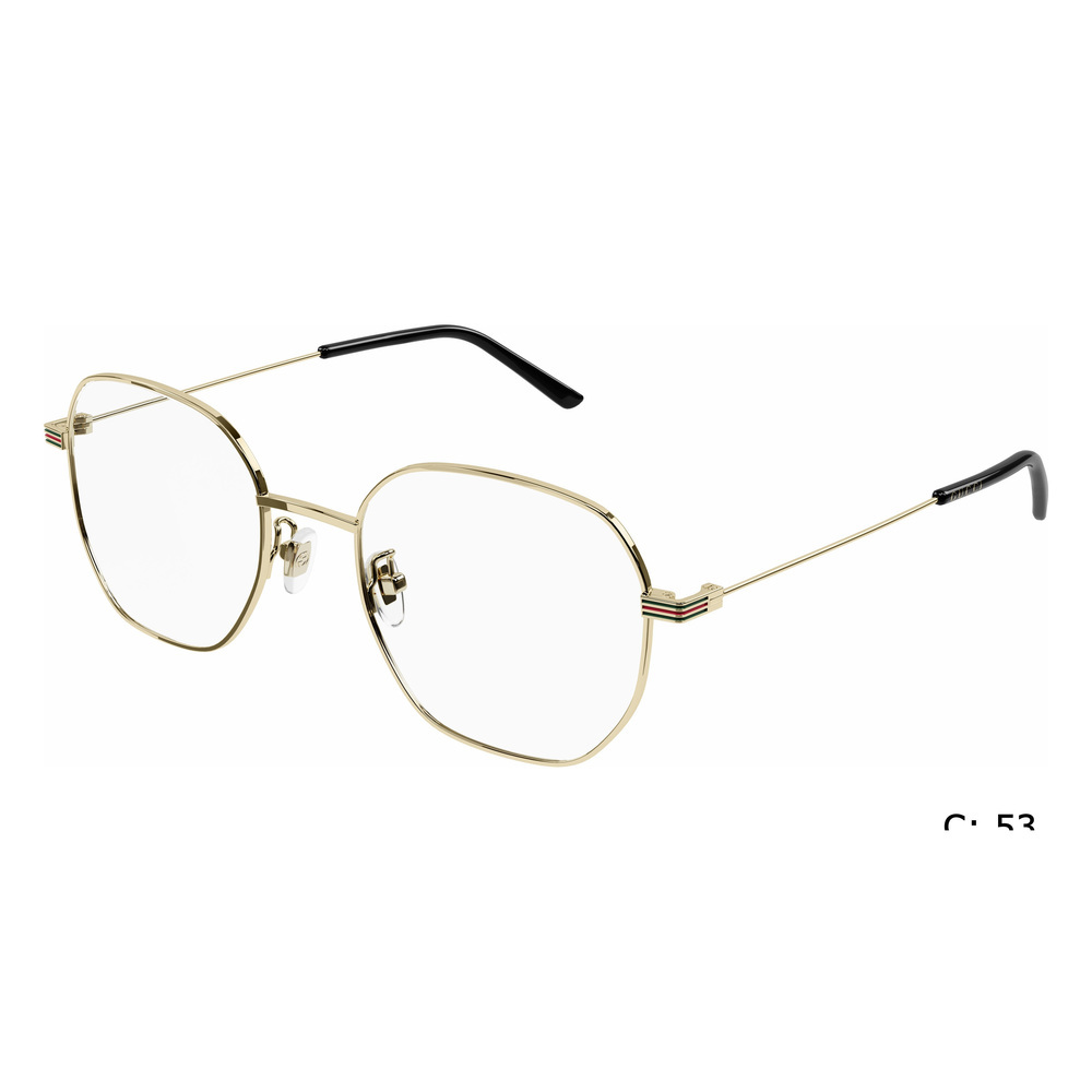 Gucci GG1125OA Eyeglasses Gold Metal Oval